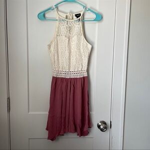 Rue21 Cream Lace Halter Top